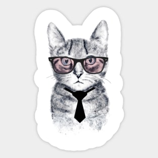 Panka's Smart Cat Sticker